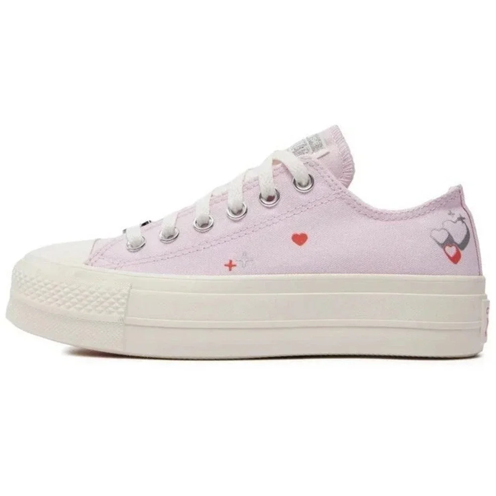 Converse Chuck Taylor All Star Lift Y2K Heart Womens Sz 8.5 A09115C Pink Shoes - Picture 3 of 9